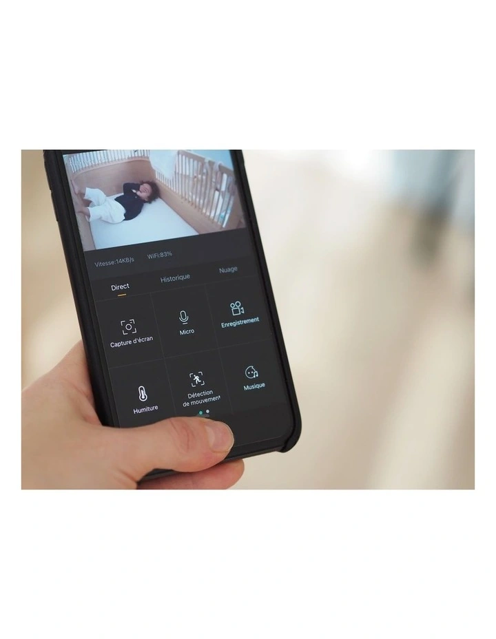 Zen Premium Video Baby Monitor - White image 7