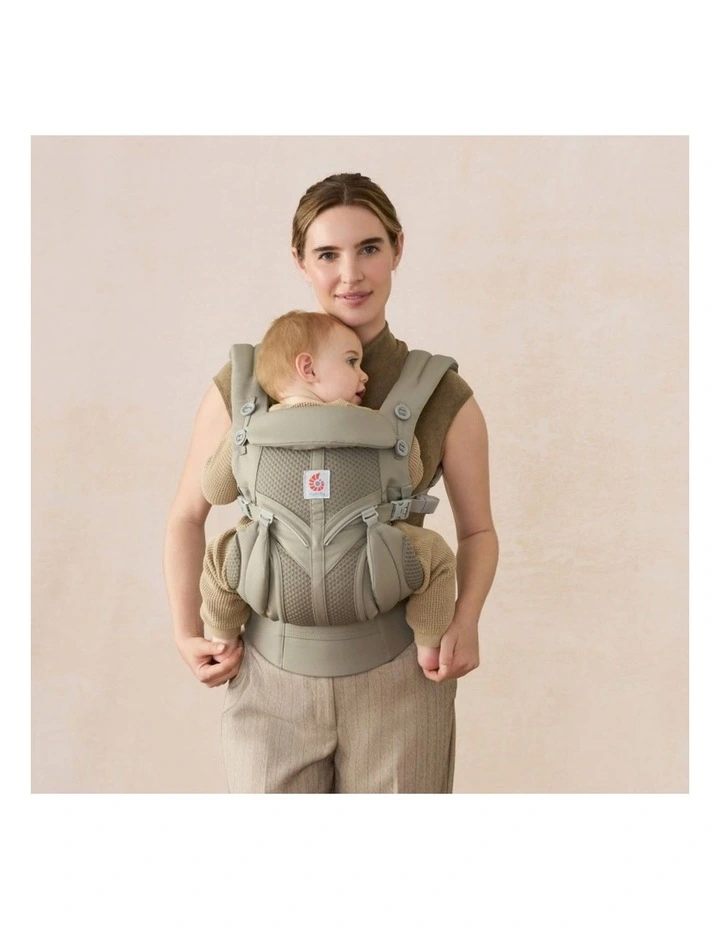 Omni Classic Mesh Baby Carrier - Soft Olive image 2