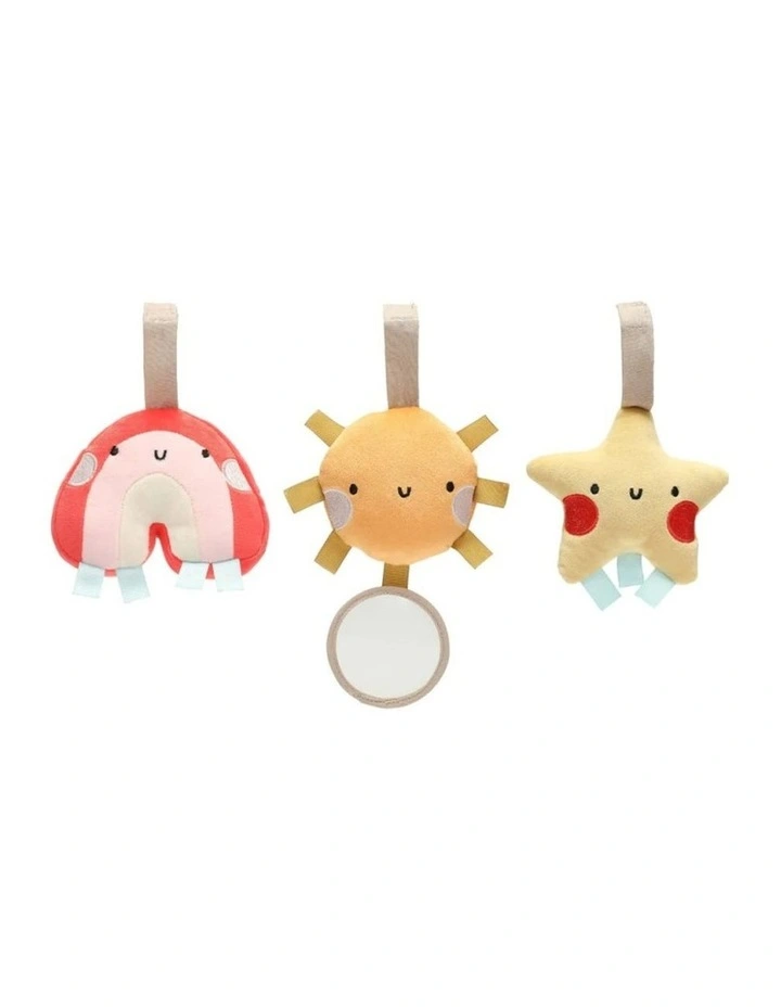Stroller Toy Set of 3 - Rainbow image 1