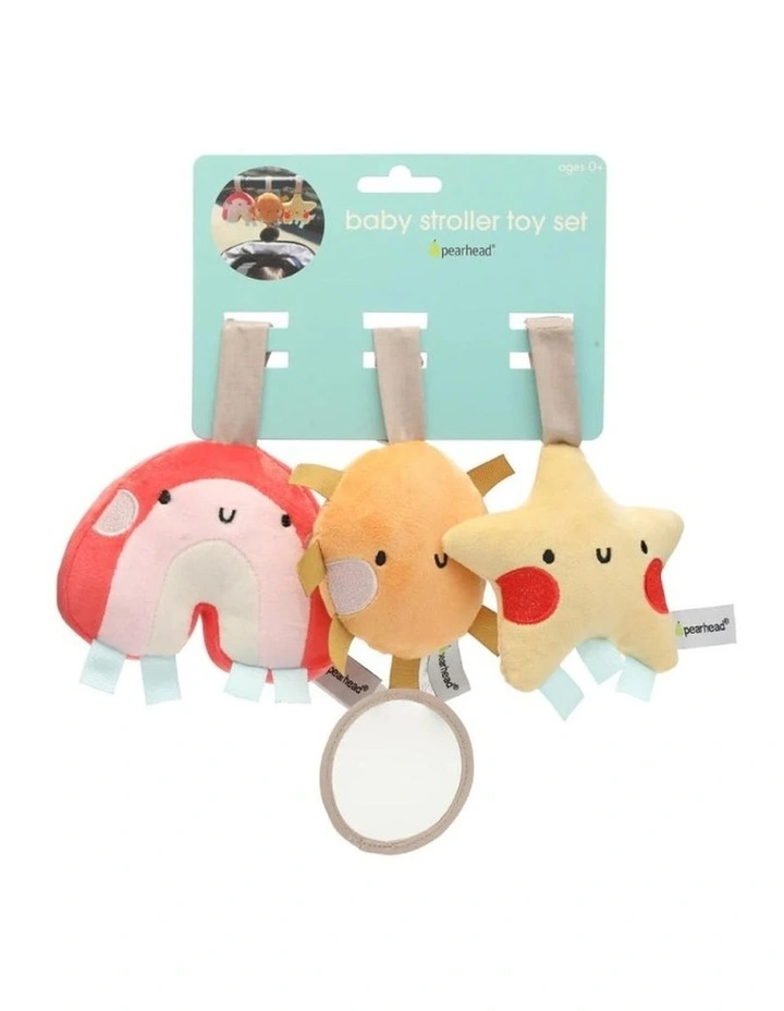 Stroller Toy Set of 3 - Rainbow image 2
