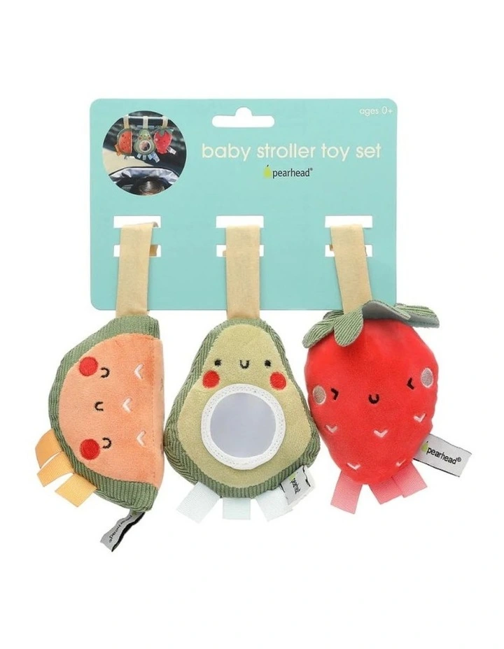 Stroller Toy Set of 3 - Fruit image 2