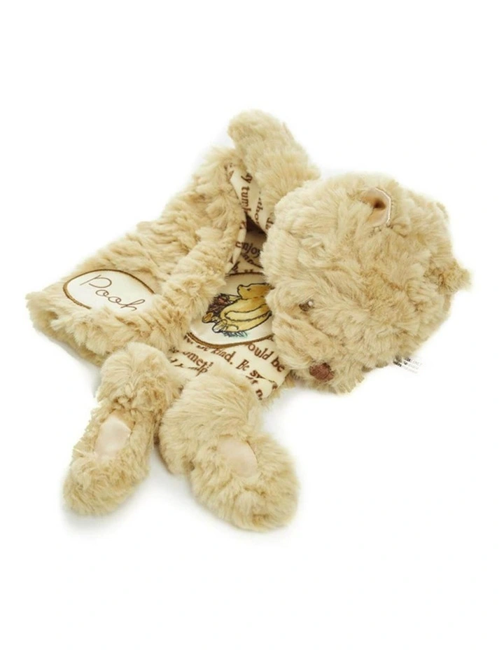 Classic Pooh Comfort Blanket - Nursery Comfort Blanket image 4