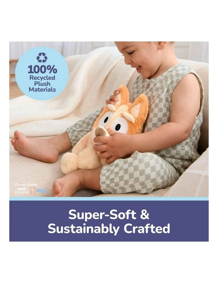 Bluey Sustainably Soft Bingo Plush Eco-Friendly Collectible Toy for Babies from Birth image 3