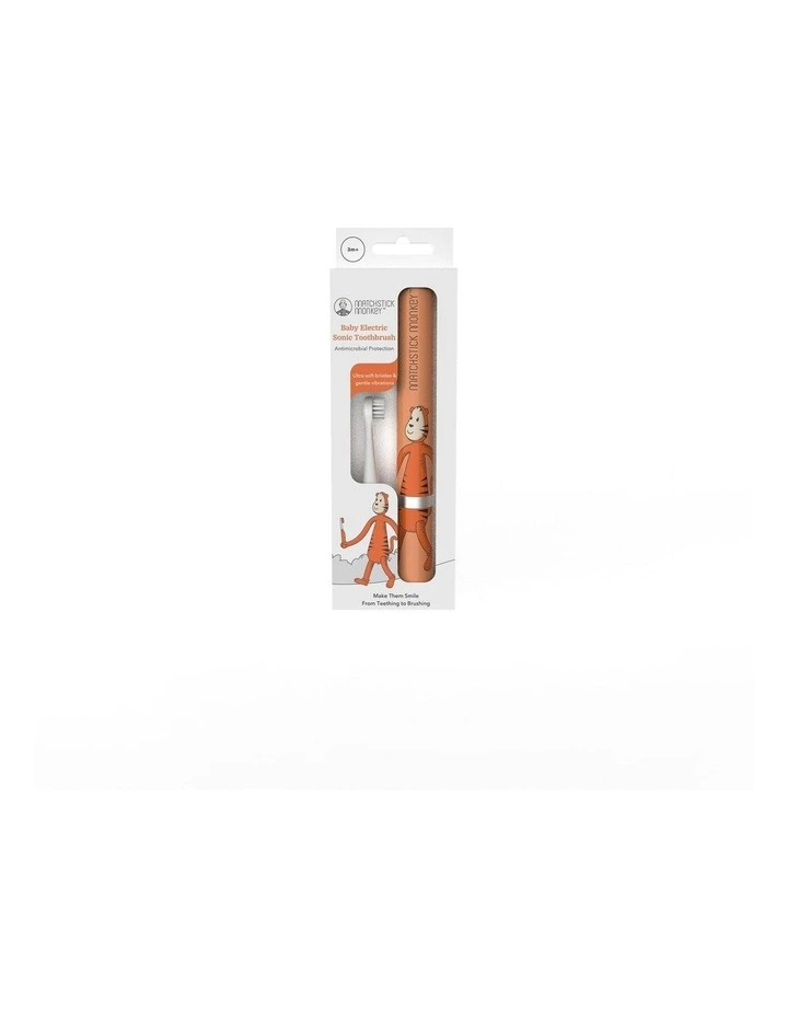 Matchstick Monkey Baby Sonic Toothbrush - Teddy Tiger image 3