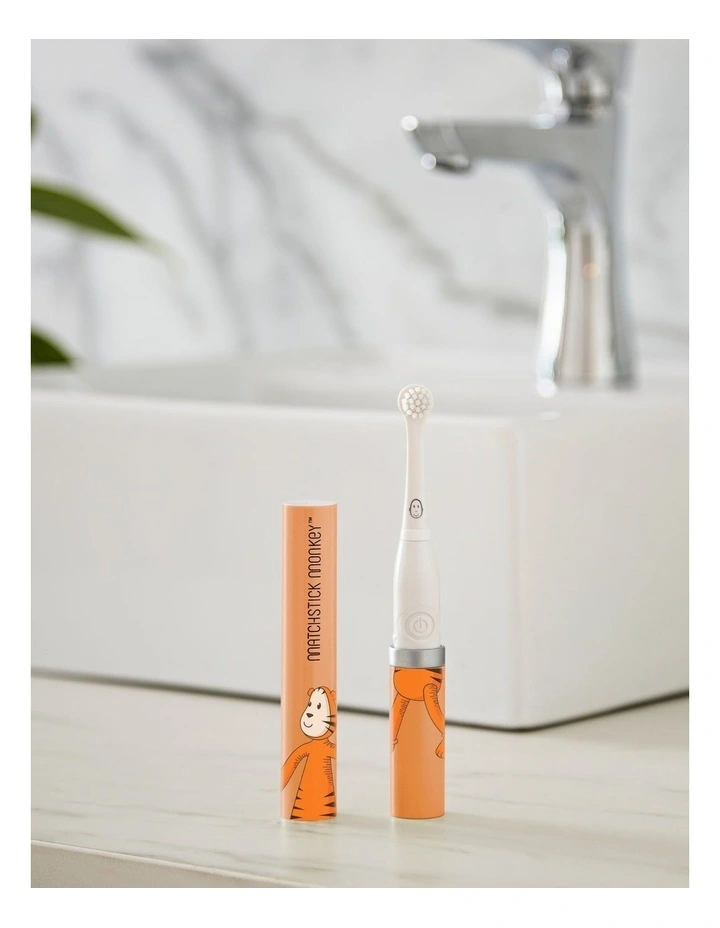 Matchstick Monkey Baby Sonic Toothbrush - Teddy Tiger image 4
