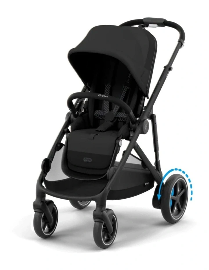 CYBEX e-Gazelle S Pram in Moon Black image 1