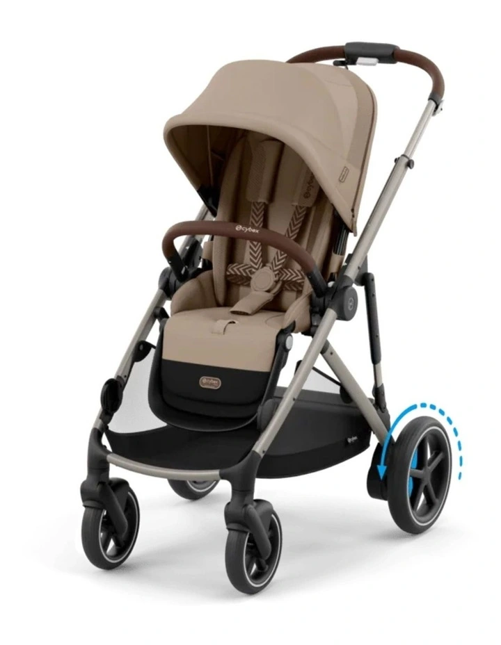 CYBEX e-Gazelle S Pram in Almond Beige image 1
