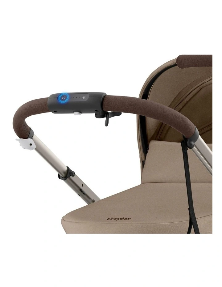 CYBEX e-Gazelle S Pram in Almond Beige image 4