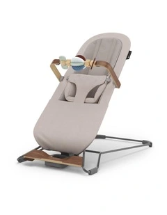 UPPAbaby Mira V2 3-in-1 Bouncer - Townsend (Beige Soft Knit / Walnut)