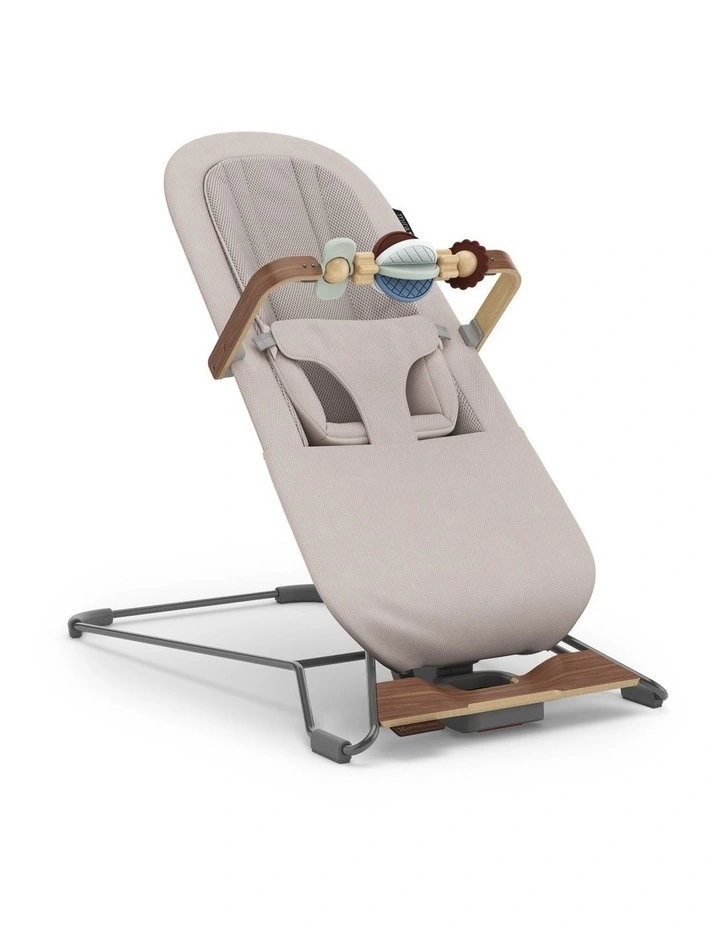 UPPAbaby Mira V2 3-in-1 Bouncer - Townsend (Beige Soft Knit / Walnut) image 2
