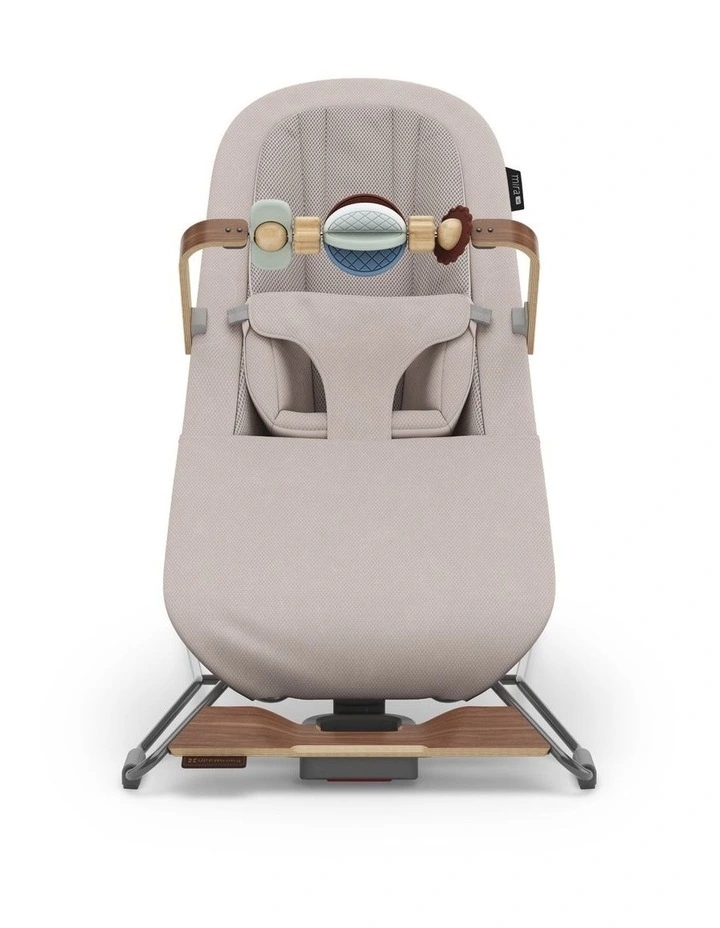 UPPAbaby Mira V2 3-in-1 Bouncer - Townsend (Beige Soft Knit / Walnut) image 3