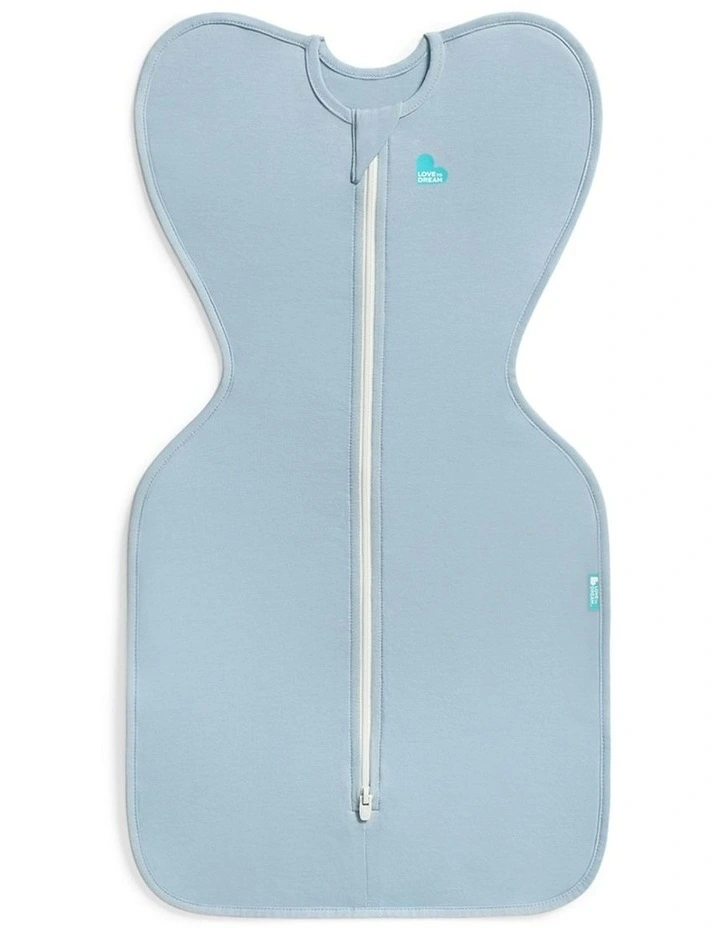 Swaddle Up 0.2 TOG Cotton Soft Blue image 1