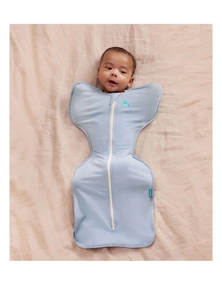 Swaddle Up 0.2 TOG Cotton Soft Blue image 2