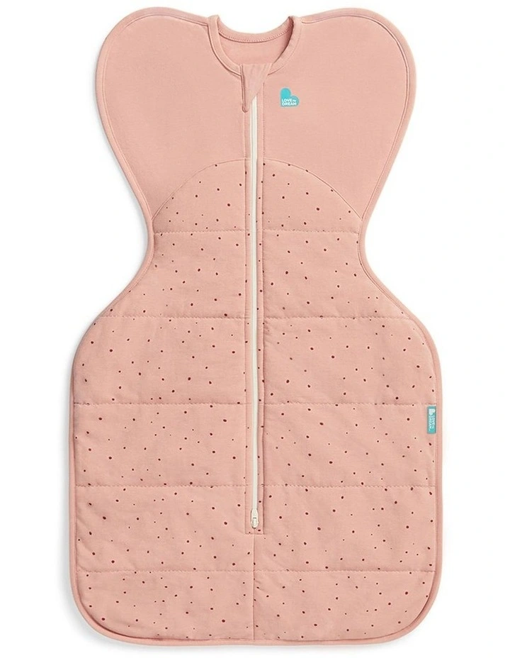 Swaddle Up 2.5 TOG Quilted Cotton Pebbles Rose image 1