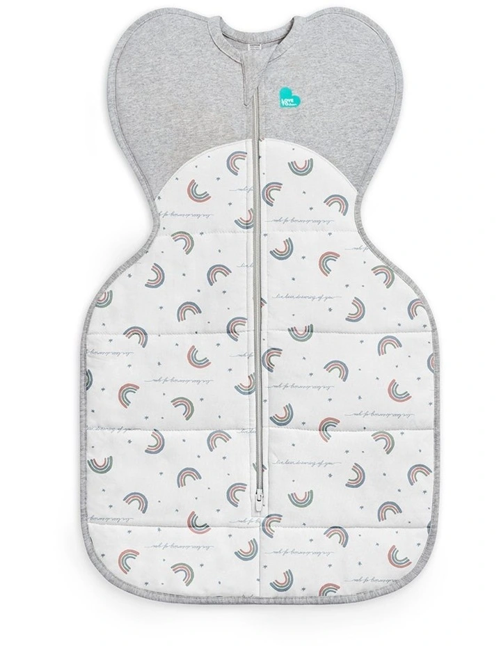Swaddle Up 2.5 TOG Quilted Cotton Rainbow White image 1
