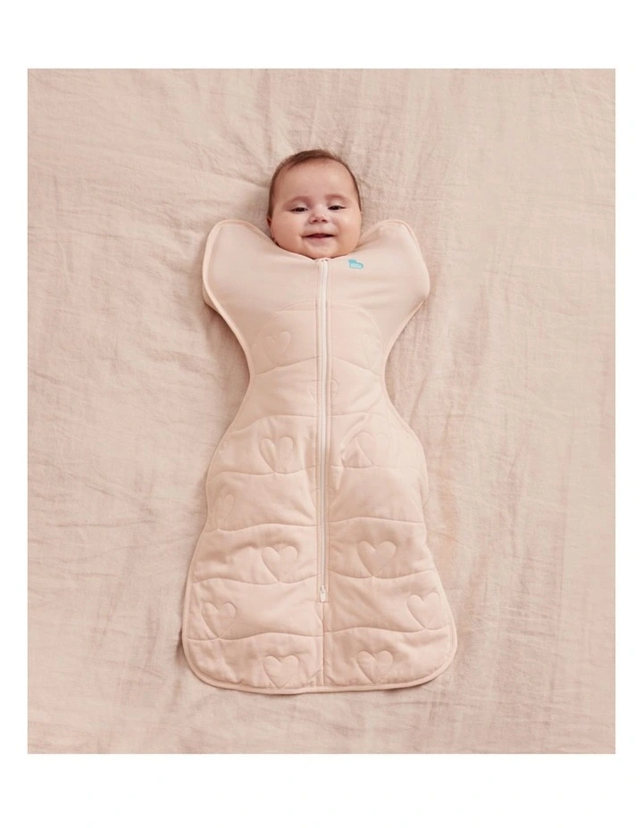 Swaddle Up 3.5 TOG Quilted Cotton Heart Quilting Blush image 2