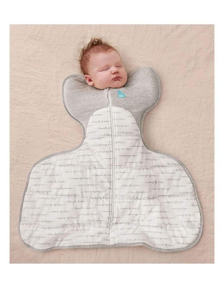Swaddle Up Hip Harness 2.5 TOG Quilted Cotton Dreamer White image 2