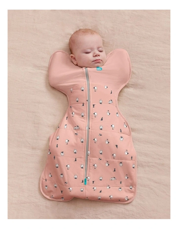 Swaddle Up 2.5 TOG Organic Cotton Merino Lamb's Best Friend Rose image 2