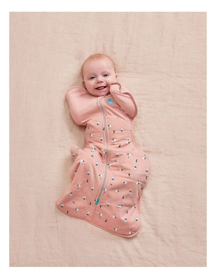 Swaddle Up 2.5 TOG Organic Cotton Merino Lamb's Best Friend Rose image 3