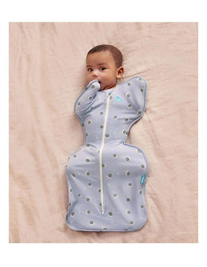 Swaddle Up 1.0 TOG Original Cotton Turtally Mist Blue image 2
