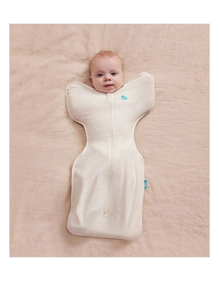 Swaddle Up 0.2 TOG Cotton Breton Stripe Tan image 2
