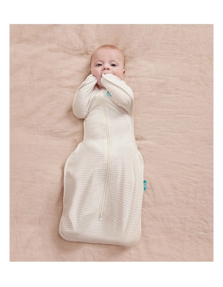 Swaddle Up 0.2 TOG Cotton Breton Stripe Tan image 3