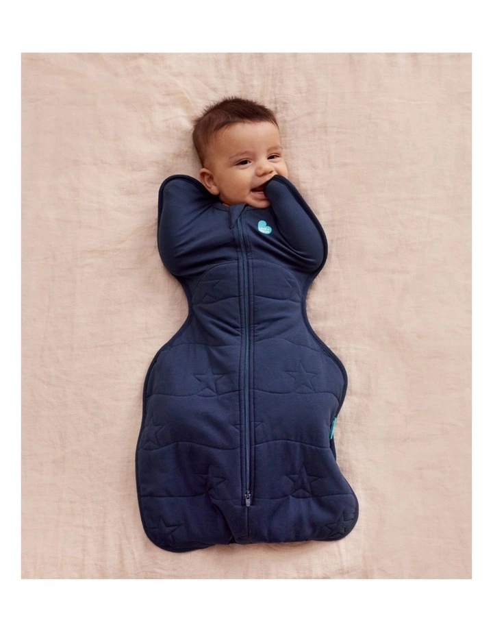 Swaddle Up 3.5 TOG Quilted Cotton Star Quilting Navy image 2