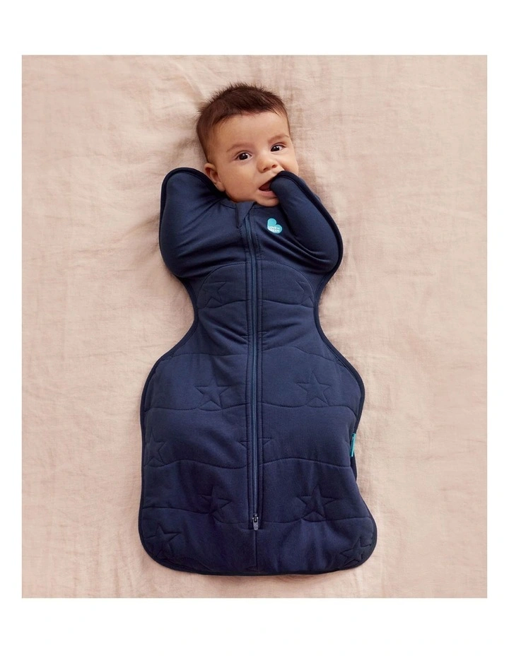 Swaddle Up 3.5 TOG Quilted Cotton Star Quilting Navy image 3