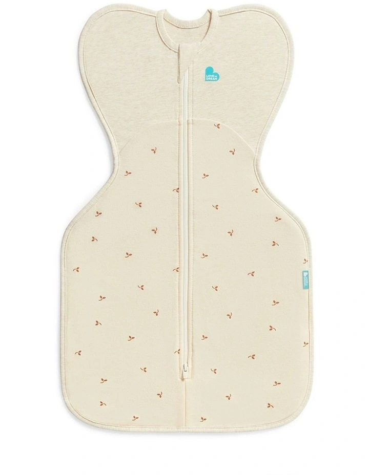 Swaddle Up 1.5 TOG Cotton Fleece Twigs Oatmeal image 1