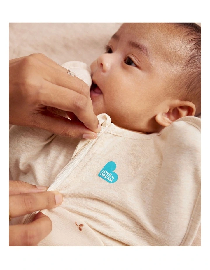 Swaddle Up 1.5 TOG Cotton Fleece Twigs Oatmeal image 3
