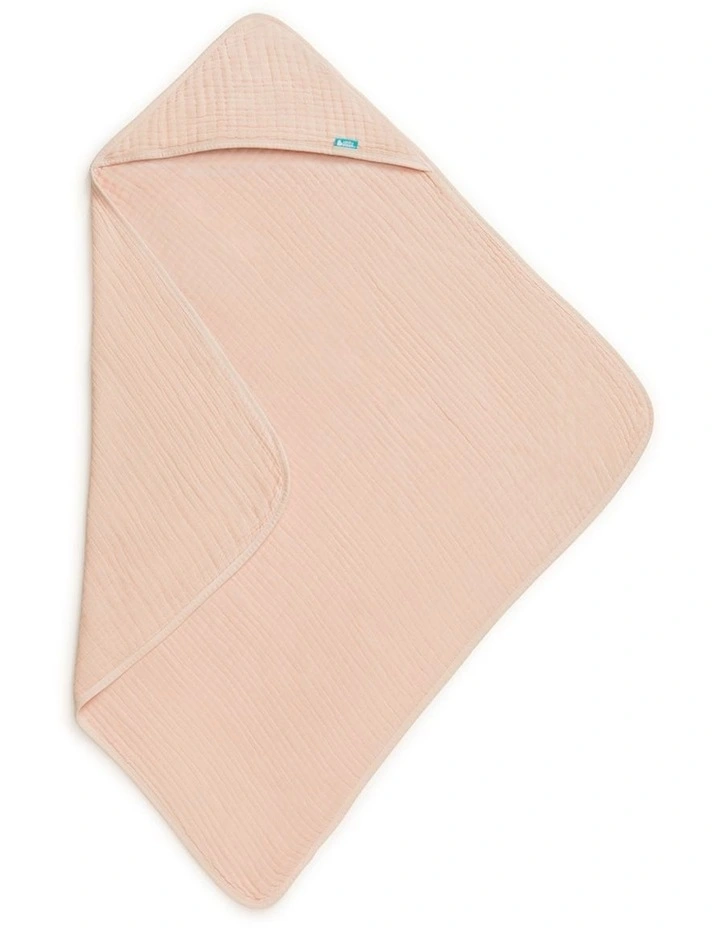 Hooded Towel Muslin Blush image 2
