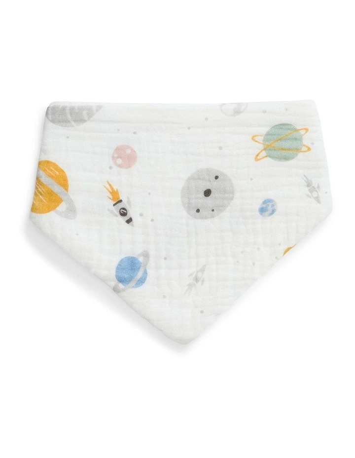 Bib 2 Pack Muslin Rocket Blush image 2