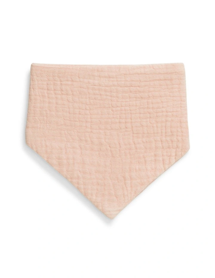 Bib 2 Pack Muslin Rocket Blush image 3