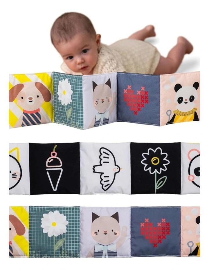 Taf Toys Fantasy Bloom Baby Book Soft Fabric Sensory Activity Toy 0m  image 1