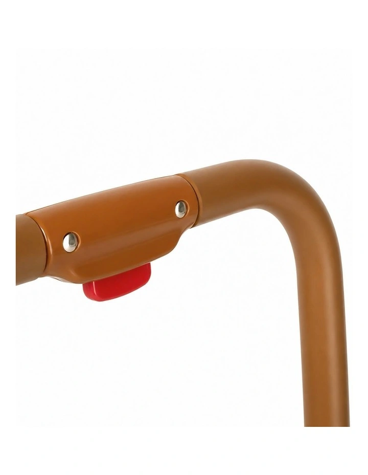 Levede Bed Rail Foldable 2 Handle Adjustable Height Non-Slip Grip Orange image 3