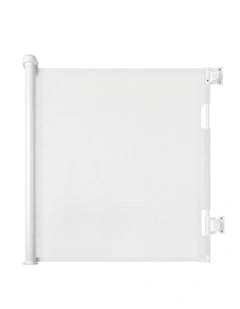 BoPeep Retractable Baby Gate 150cm No Drill One-Hand Lock  for Hallways Grey