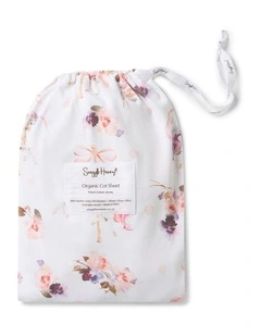 Carousel Organic Fitted Cot Sheet