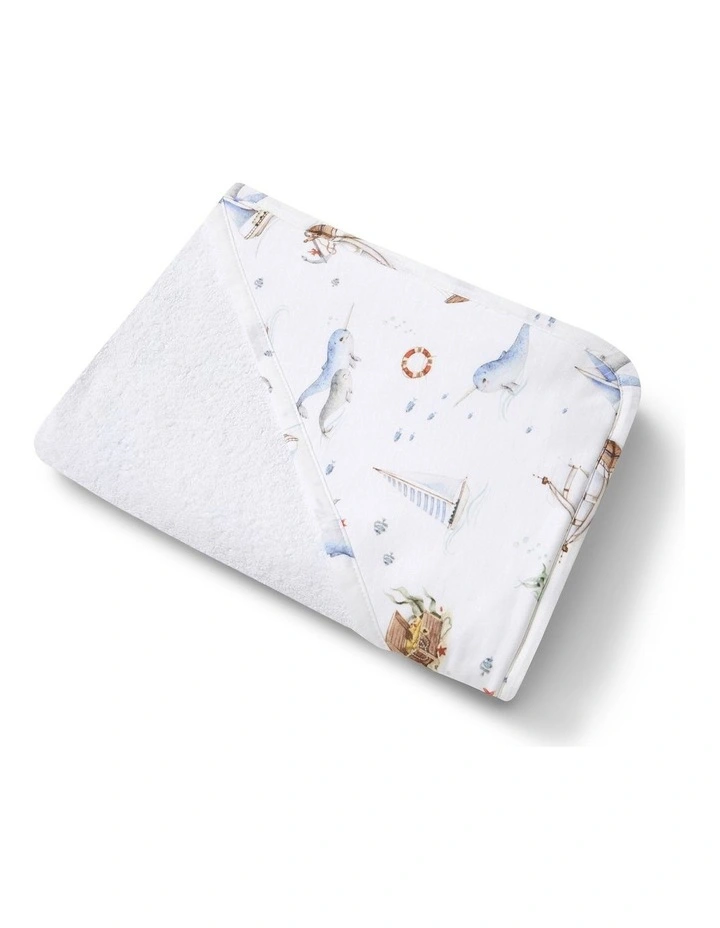 Set Sail Organic Hooded Baby Towel image 1