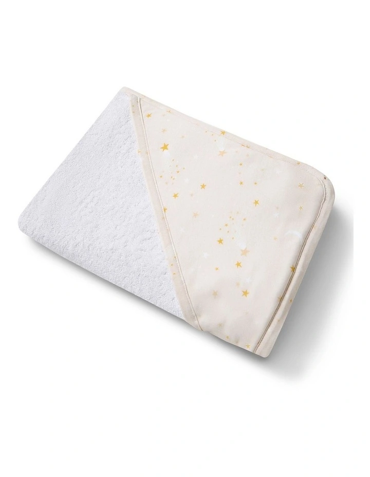 Stardust Organic Hooded Baby Towel image 1