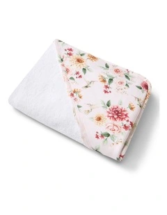 Birds & Blooms Organic Hooded Baby Towel