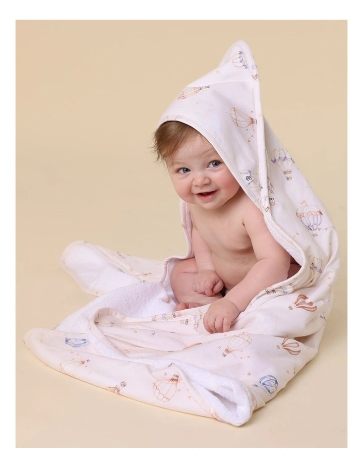 Up & Away Organic Hooded Baby Towel image 4