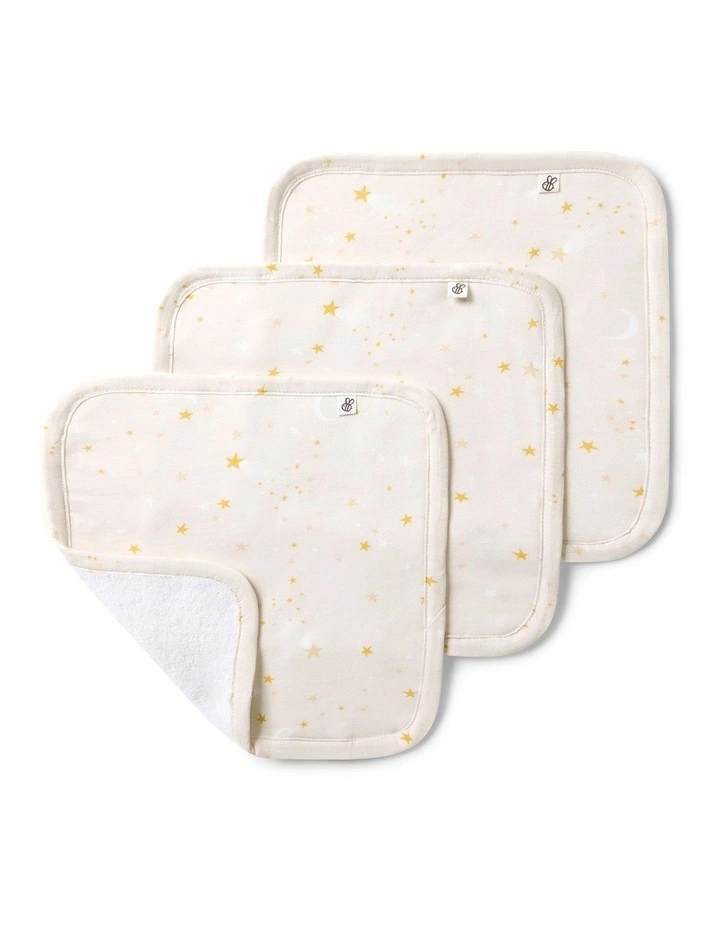 Stardust Organic Wash Cloths - 3 Pack image 1