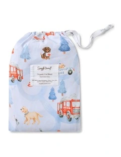 To The Rescue Organic Fitted Cot Sheet