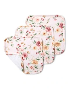 Birds & Blooms Organic Wash Cloths - 3 Pack
