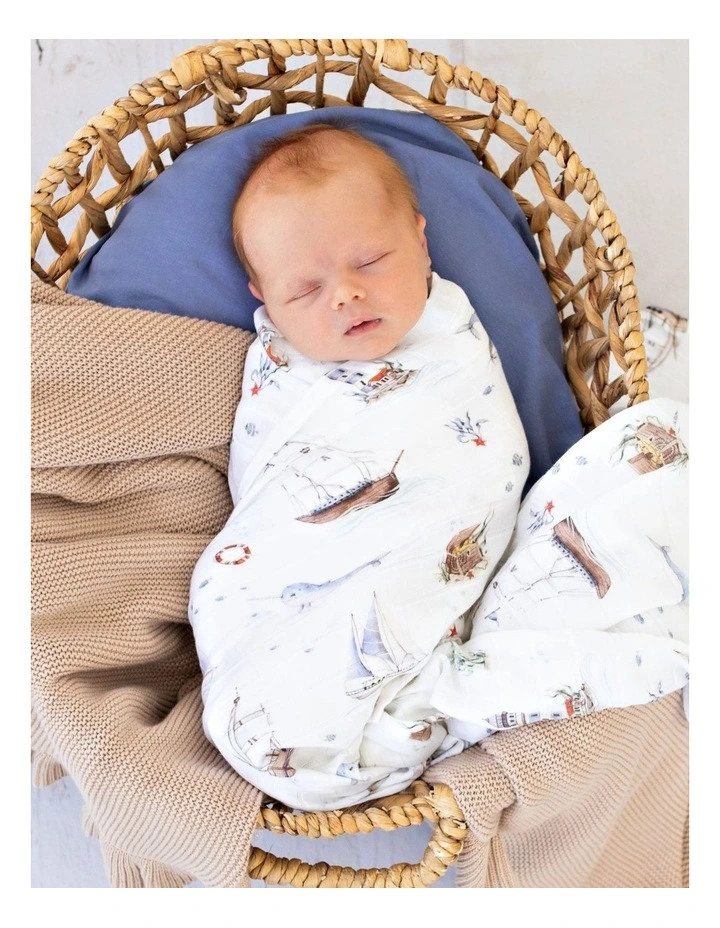 Set Sail Organic Muslin Wrap image 2