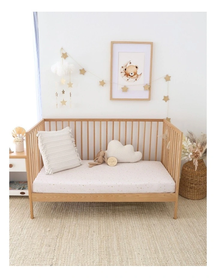 Stardust Organic Fitted Cot Sheet image 3