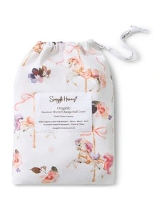 Carousel Organic Bassinet Sheet / Change Pad Cover