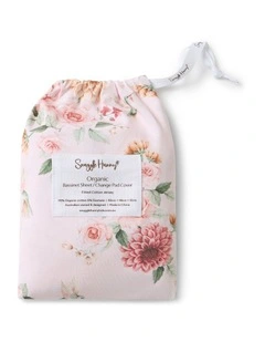 Birds & Blooms Organic Bassinet Sheet / Change Pad Cover