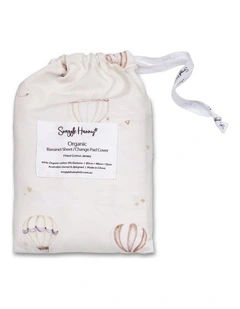 Up & Away Organic Bassinet Sheet / Change Pad Cover