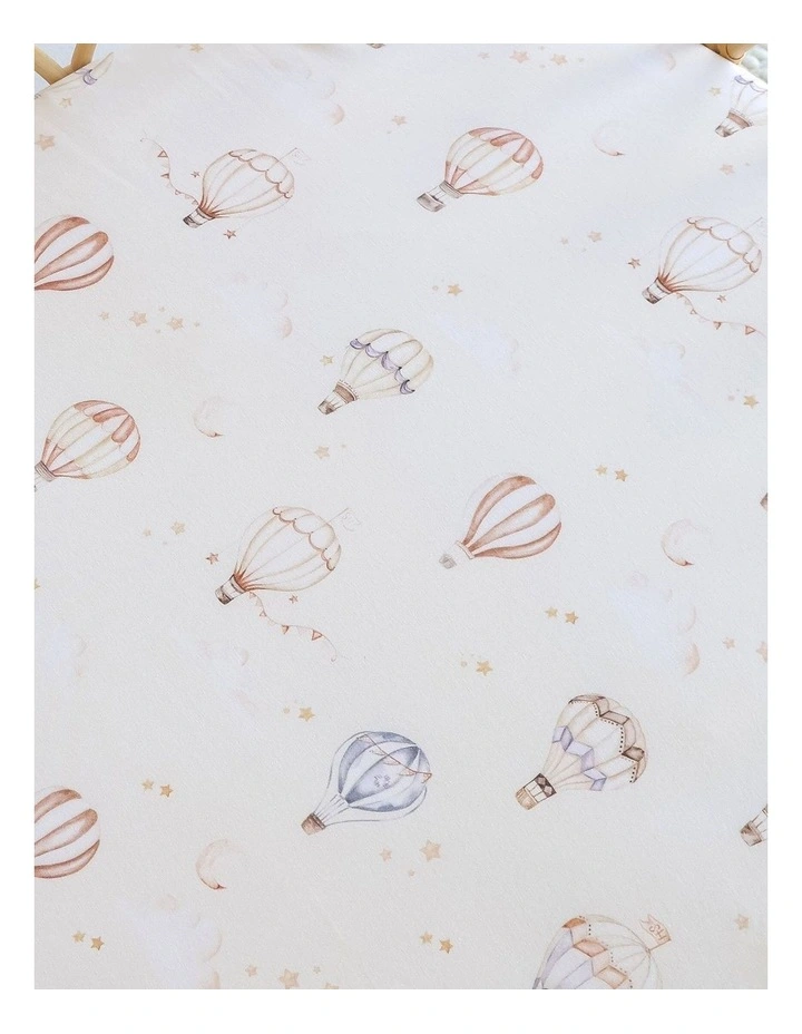 Up & Away Organic Bassinet Sheet / Change Pad Cover image 3